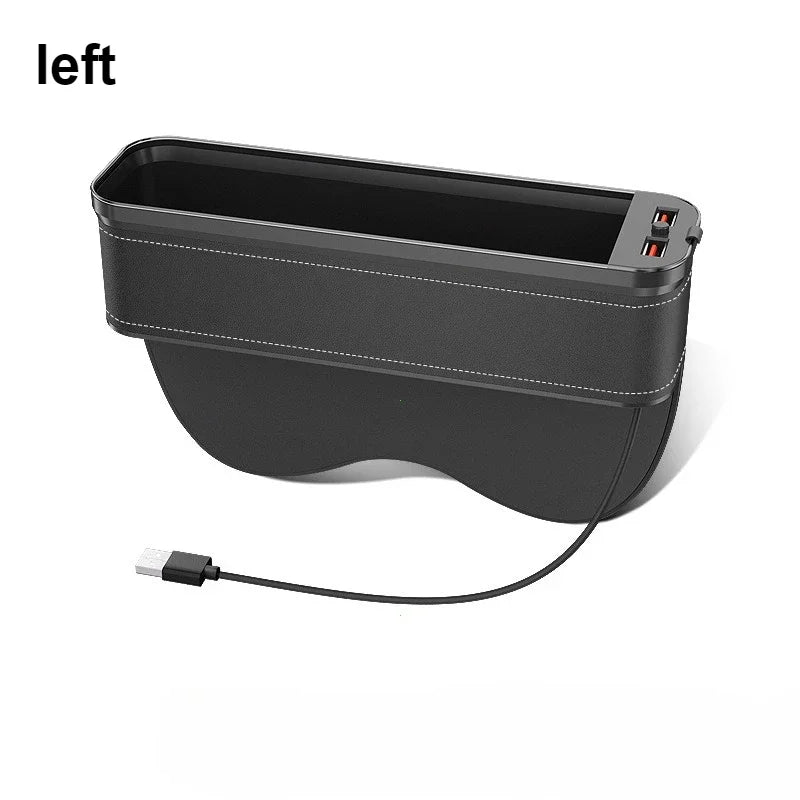 אורגנייר מושב עם תאורת LED וטעינת USB