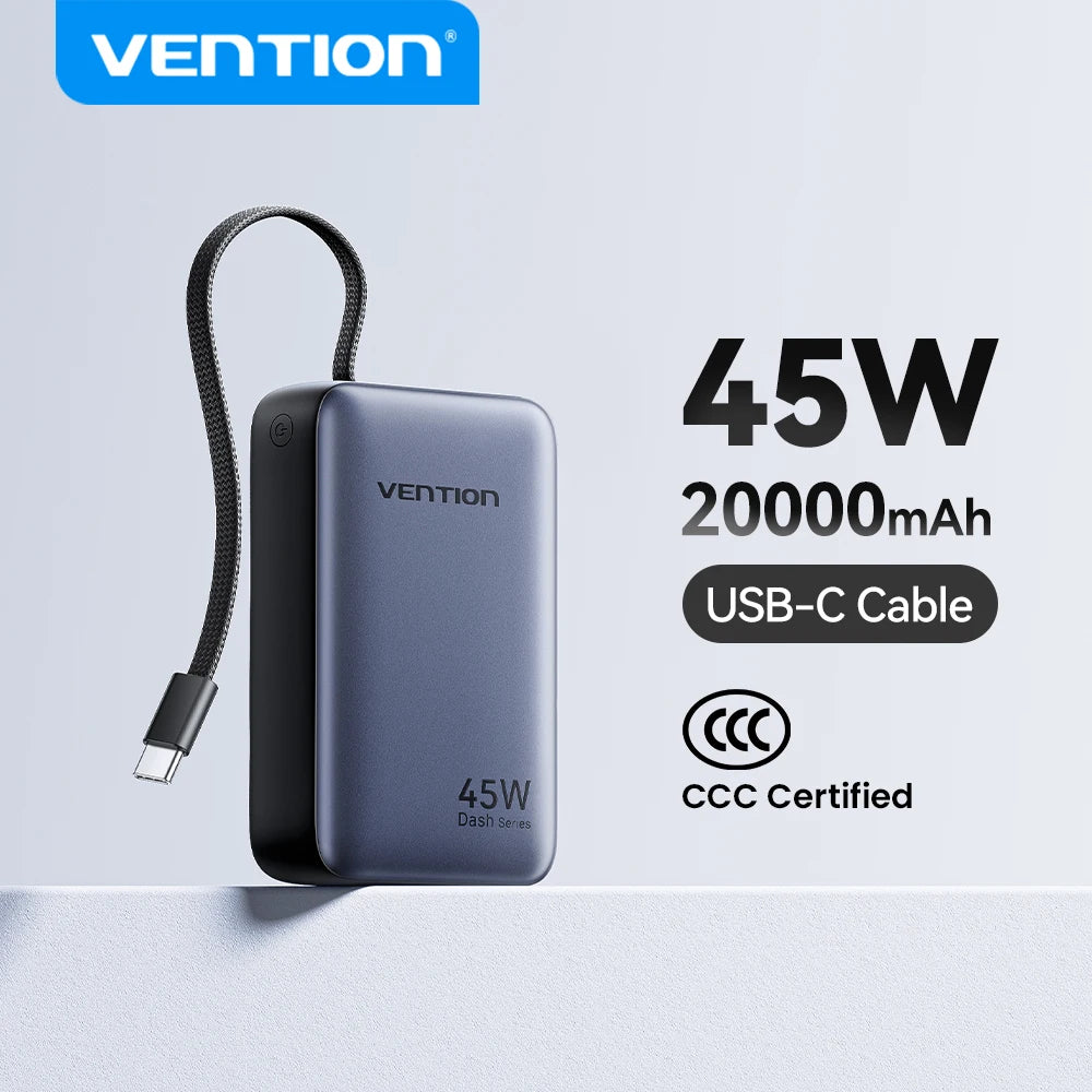 סוללת גיבוי 20000mAh טעינה מהירה 45W