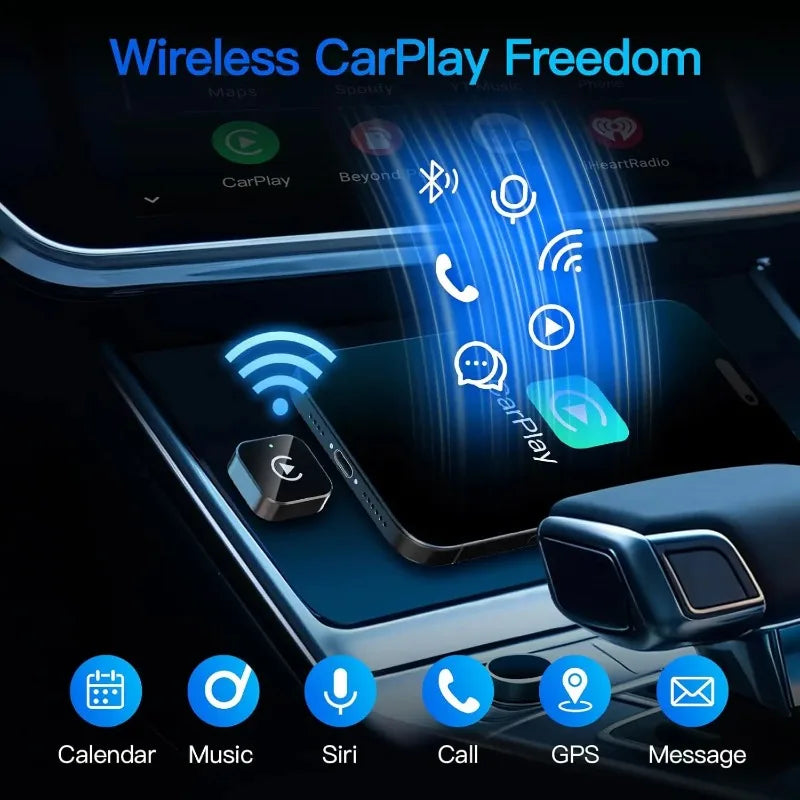 מתאם CarPlay אלחוטי לאייפון ואנדרואיד